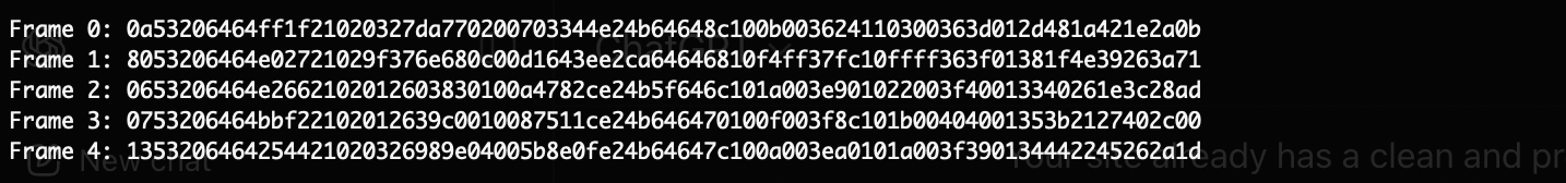 Decoded UWE-3 telemetry values